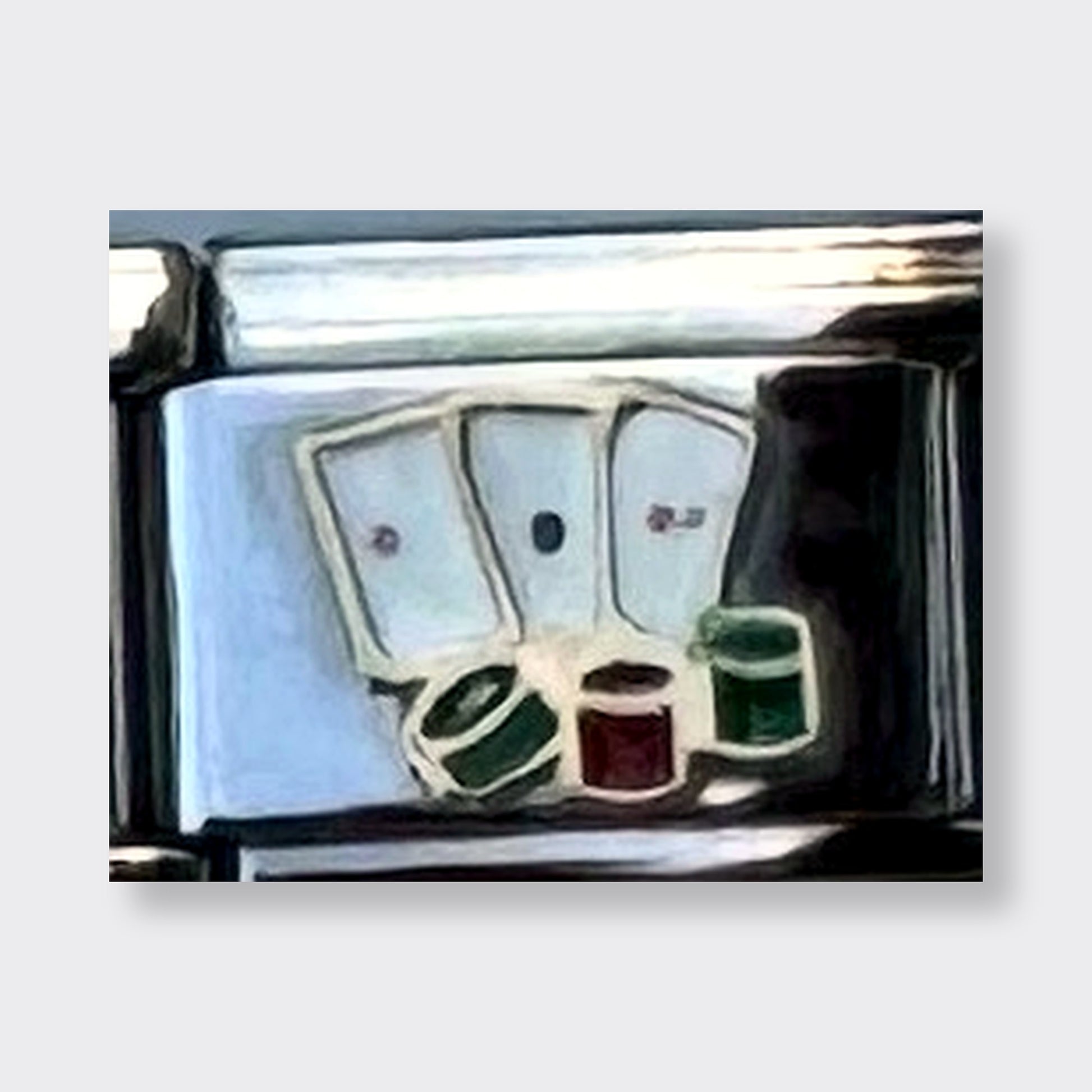 Poker Italian charm link