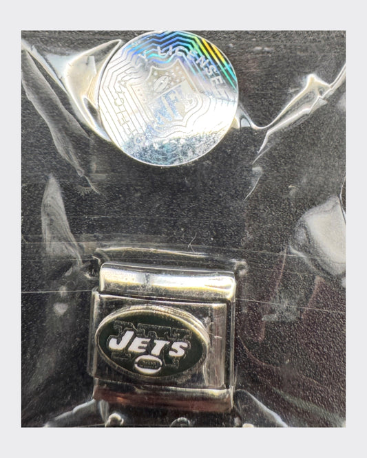 Vintage NFL New York Jets Italian charm, sealed in original packaging