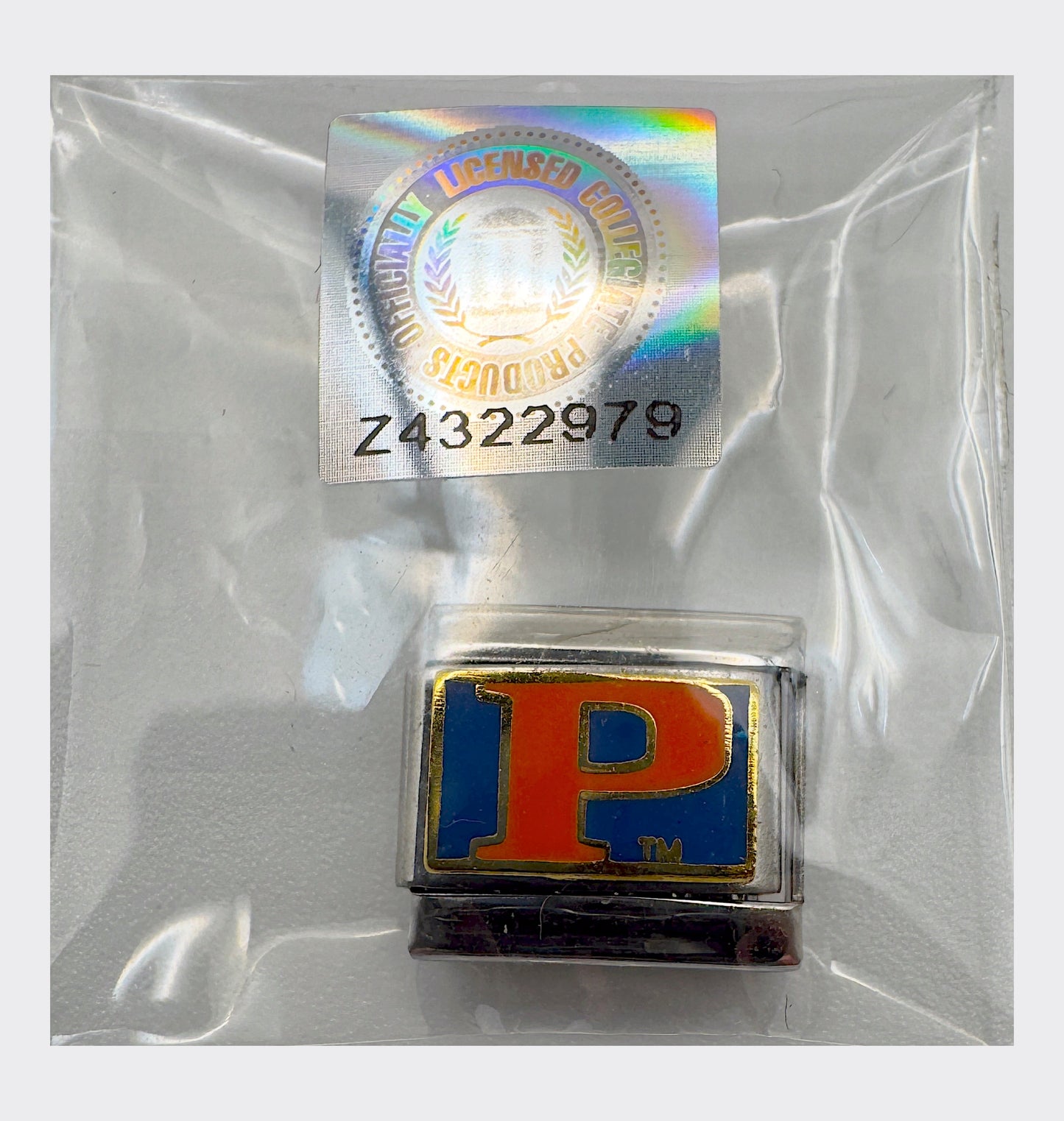 Vintage NCAA Pepperdine Italian charm, sealed in original packaging