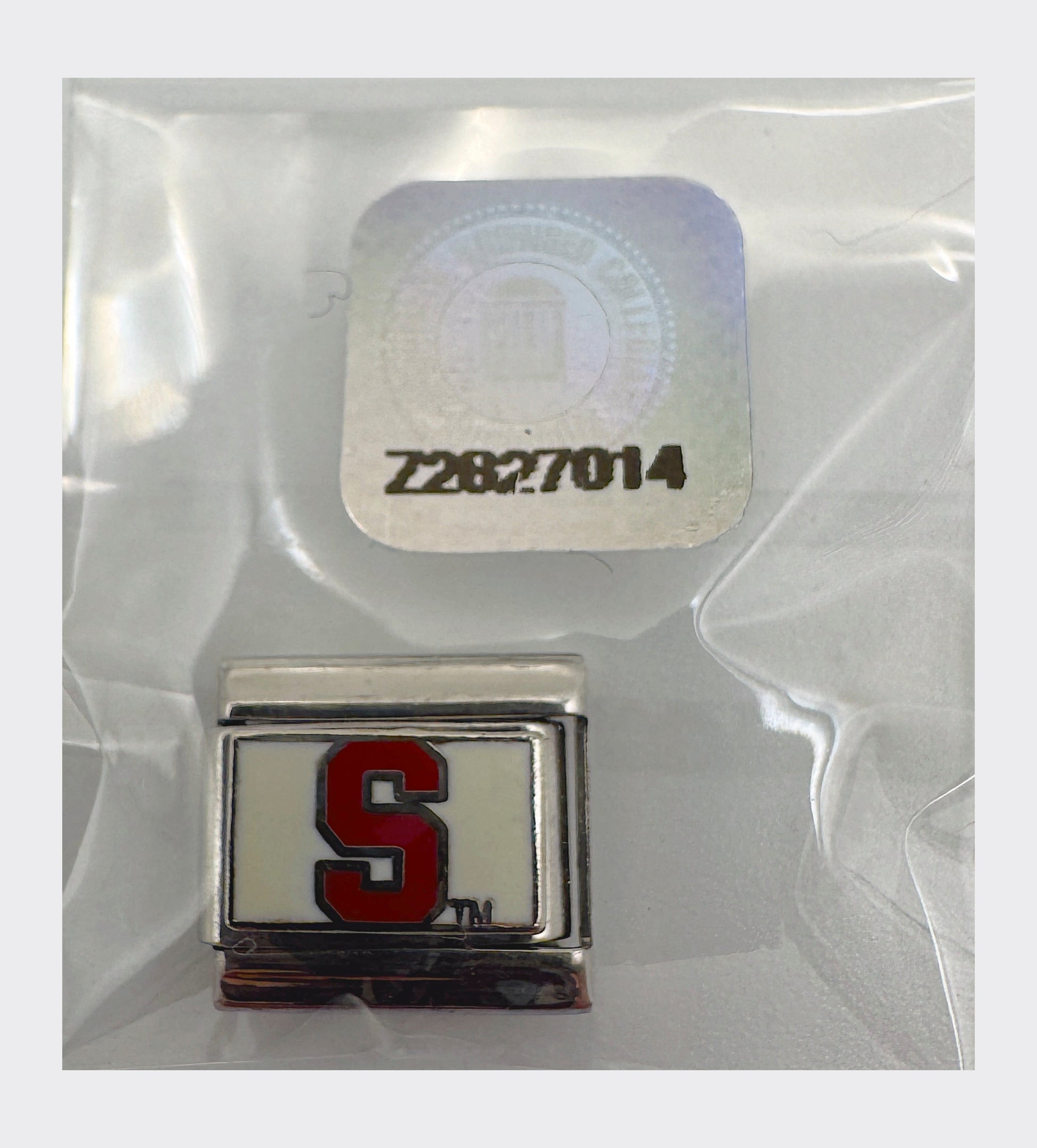 Vintage NCAA Stanford University Italian charm, sealed in original packaging