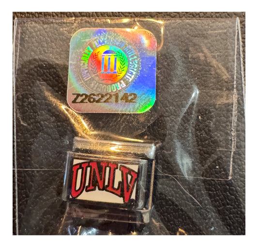 Vintage NCAA UNLV Rebels Italian charm, sealed in original packaging