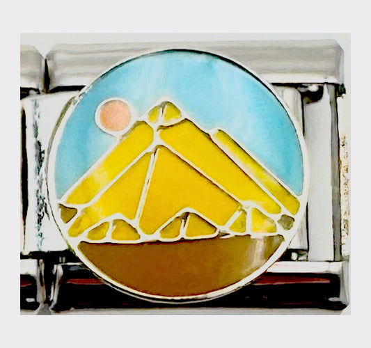 Pyramids Italian Charm