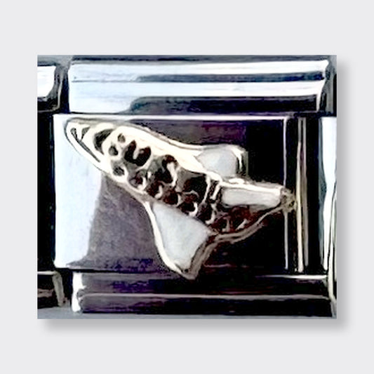 Space Shuttle Italian charm link