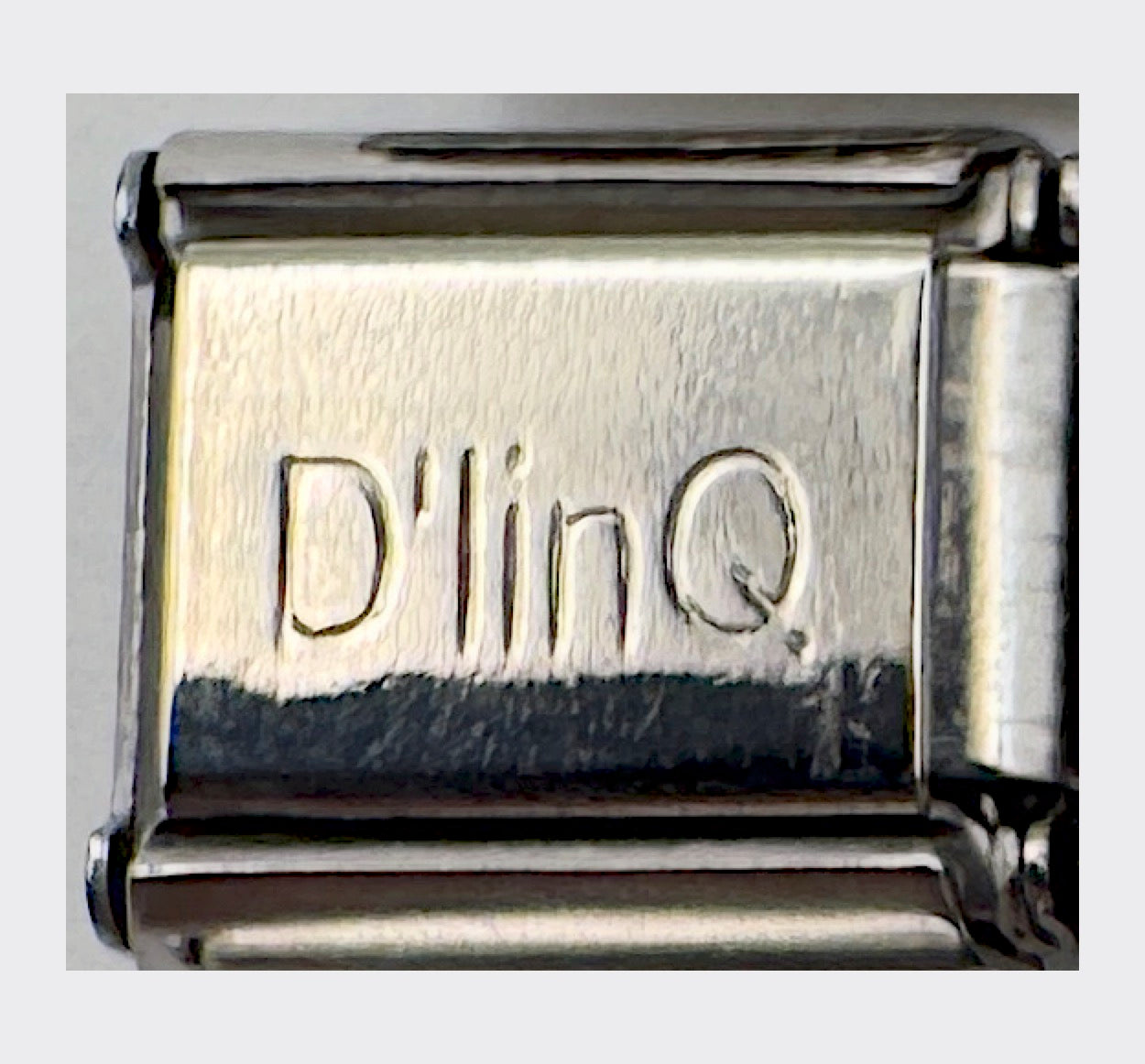 Vintage D'LinQ Clown Fish Italian Charm - back stamp