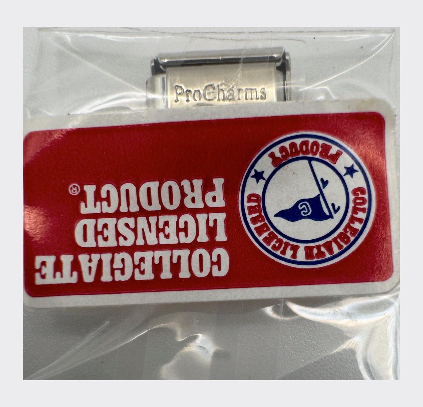 CLC / Peter David, Inc. backstamp with Collegiate Licensed Product hologram seal