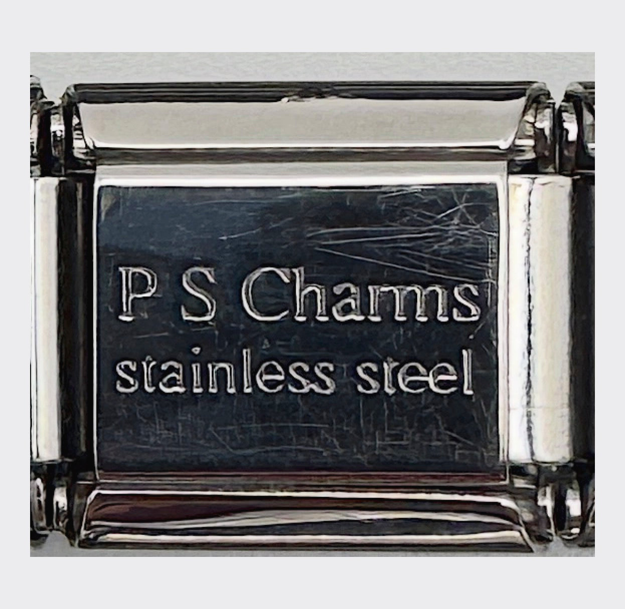 Backstamp for Vintage PS Charms Christmas Tree Italian Charm