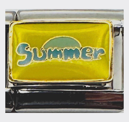 Summer Italian charm link
