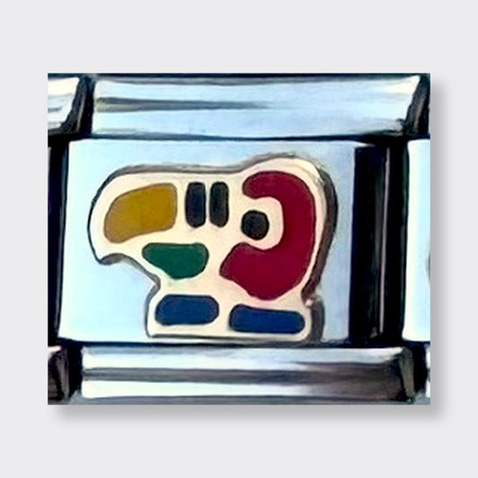 Toucan Italian charm link