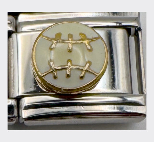 Vintage D'LinQ Baseball Italian Charm