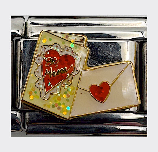 Vintage Casa d'Oro Be Mine Letters Italian Charm