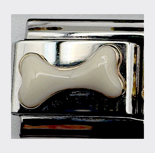 Vintage Unodomani Bone Italian Charm