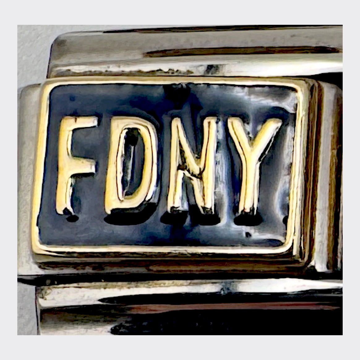 Vintage Unodomani FDNY (Blue) Italian Charm, sealed in original packaging