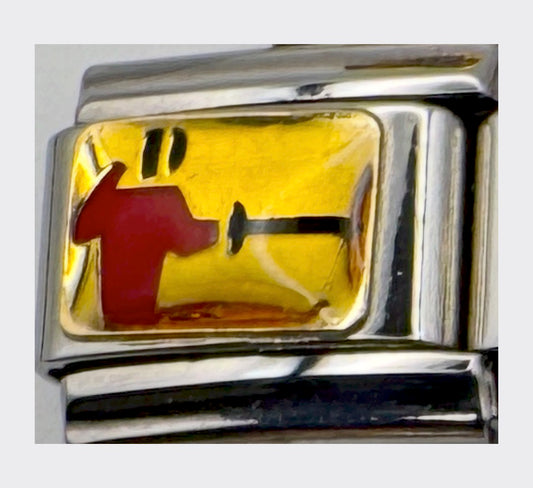 Vintage Morellato Fencing Italian Charm