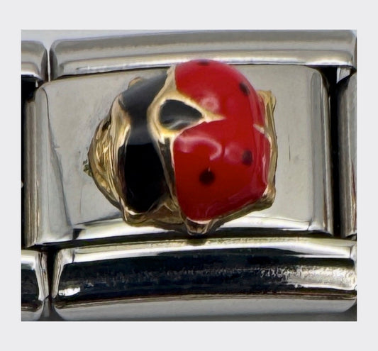 Vintage Le Gioie Italy Ladybug Italian Charm
