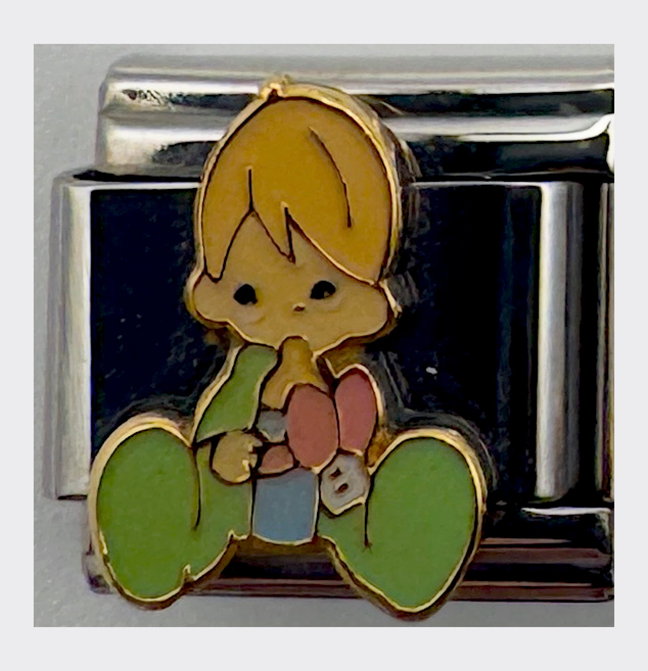 Vintage Casa d'Oro Precious Moments Baby Italian Charm