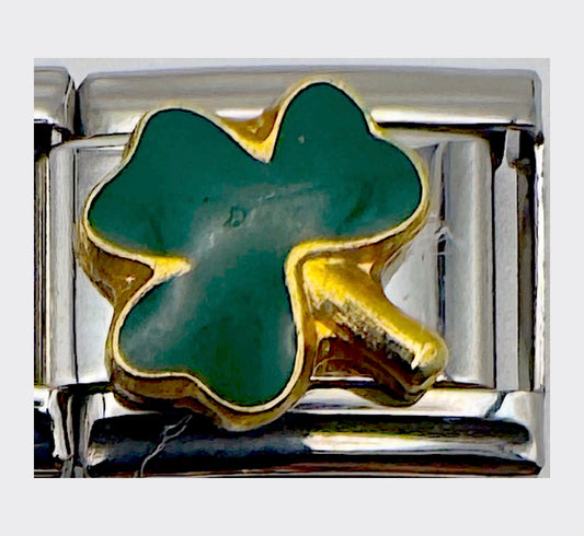Vintage DLinq Shamrock Italian Charm