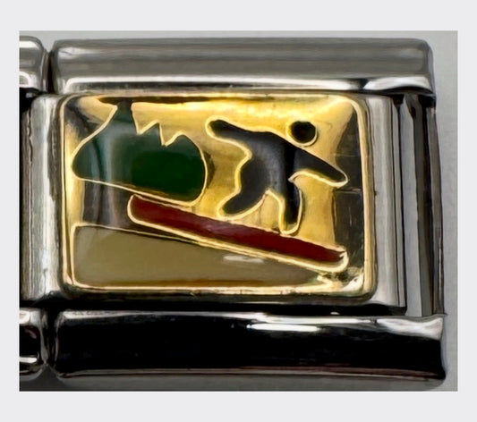 Vintage Jewels of Italy Snowboarding Italian Charm