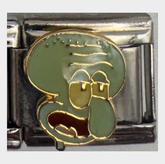 Vintage Casa d'Oro SpongeBob Squidward Italian Charm