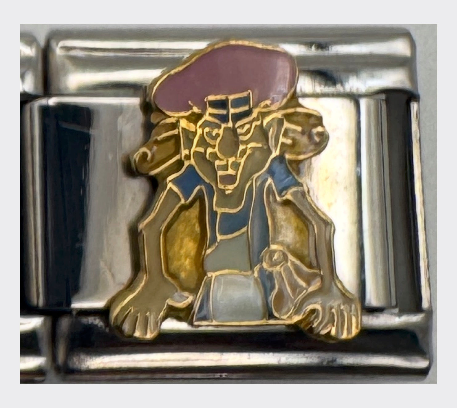 Vintage Casa d'Oro Strawberry Shortcake Purple Pie Man Italian Charm