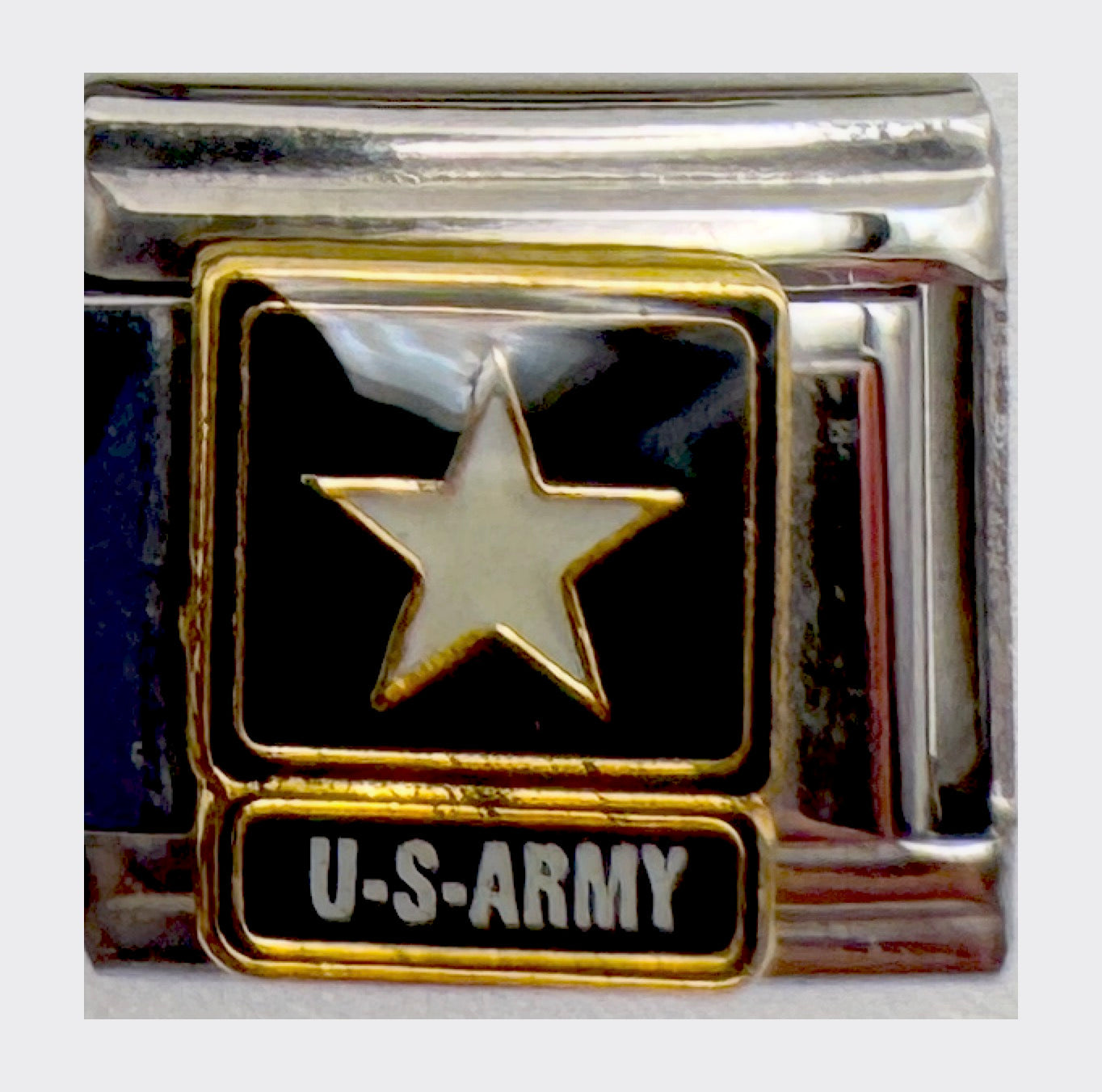 Vintage Casa d'Oro US Army Italian Charm, sealed in original packaging